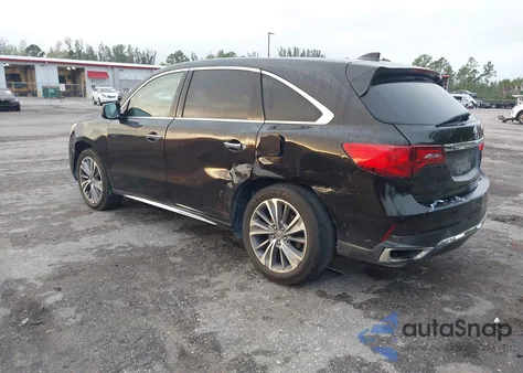 2017 Acura Mdx Technology Entertainment Pkgs from USA, damaged, VIN 5FRYD3H7XHB006961
